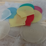 Cajas De Cd Plasticas Circulares Usadas (lote)