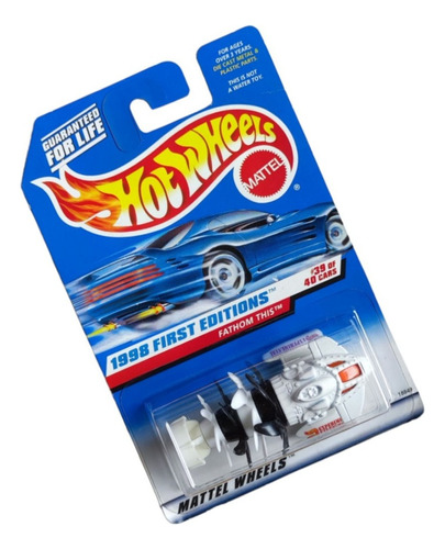 Submarino Fathom This Raro Hot Wheels Básico Antiguo