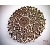 Panel Decoración Mandala Multicapa 60x60cm