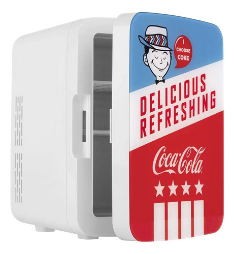 Cooluli® Mini Refrigerador Eléctrico Portátil Coca Cola