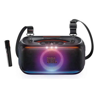 Parlante Jbl Partybox On-the-go 2 Con Micrófono Y Luces Negro | Envío gratis