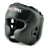 Maxxmma Headgear Black L/xl Boxeo Mma Entrenamiento Kickbox.