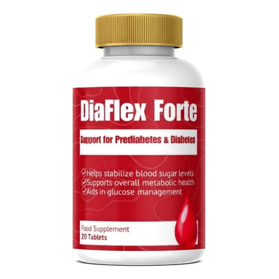 Diaflex Forte| Apoyo Diabetes Regula Azucar| Canela 20 Tabs Sabor Sin Sabor | Envío gratis