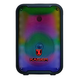 Bafle Kaiser 8 PuLG 6200w Pmpo Luz Multicolor Ksw-7007