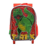 Mochila Jardin Con Carro Y Sonido Dinosaurio 12p Orig. Di153