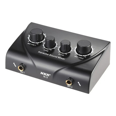 C Microfono Karaoke Stereo Sound Mixer Audio Eco