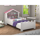 Cama Infantil Castelo Princesa Rosa