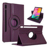 Funda Giratoria 360 Morado Para Samsung Galaxy Tab S9 Plus 