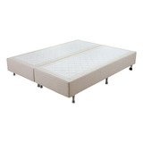 Base Box Colchão King 193x25 Jacquard Bege Prorelax