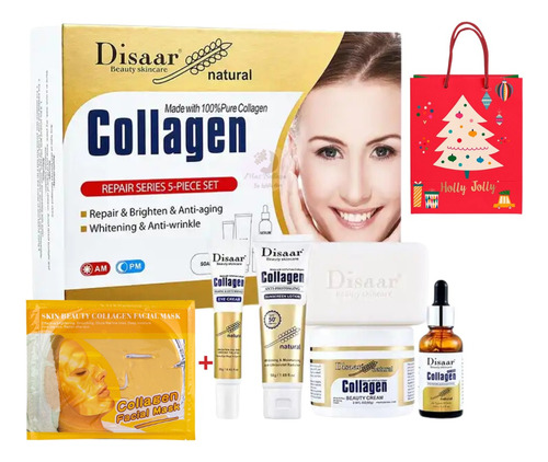 Crema Facial Colágeno + Serum  Anti-envejecimiento Pack