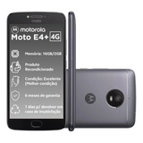 Moto E4 Plus 16gb 5000mah Dual 4g Whatsapp Preto - Excelente