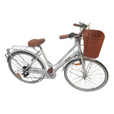 Bicicleta Vintage Dama Con Cambios R 26 Paseo 6v Shimano