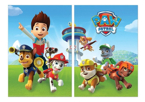 Escenario Paw Patrol Foto Banner Decorativo Fiesta Paw0h1