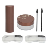 Set De Polvos Para Cejas Elder Beginner Eyebrows Stamp, 2 Un