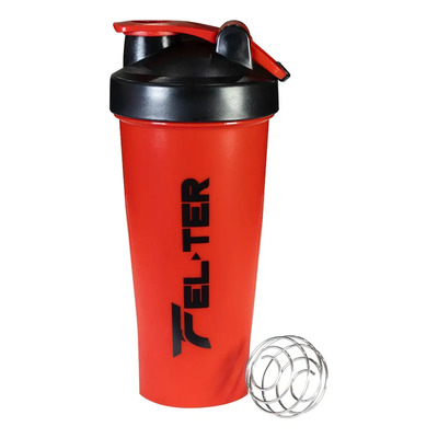 Vaso Mezclador Shaker Rojo Con Batidor Acero Inoxidable, Gym | Meses sin interés