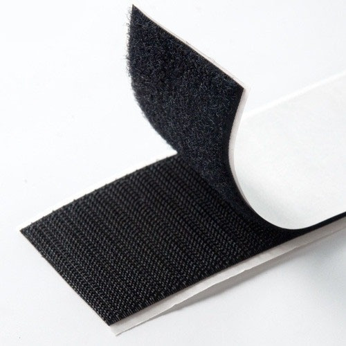 Cinta Velcro Adhesivo 1 Metro X 2.5 Centimetros Negro Blanco