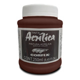 Tinta Acrílica Corfix Cores Frias 250 Ml Corfix Cores Frias 250 Ml 083 - Sombra Queimada