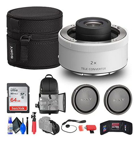 Kit  Fe 2.0x Teleconverter + Accesorios + 64gb + Mochila + L