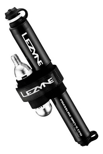 Inflador De Mano Bicicletas - Lezyne Pressure Drive Cfh Color Negro