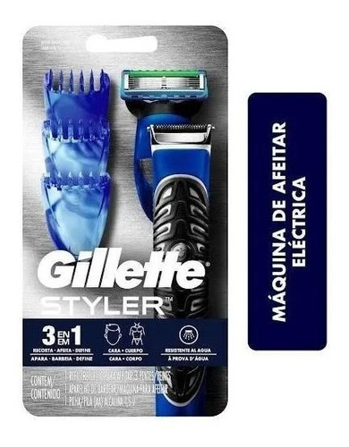 Máquina De Afeitar Gillette Styler 3 En 1
