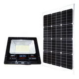 Reflector Solar Led 400w C/panel Solar Ip65 12 Horas Duracio Color De La Carcasa Negro