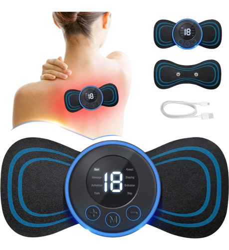 Estimulador Muscular Ems Cintura Cervical Cuello Brazos Usb