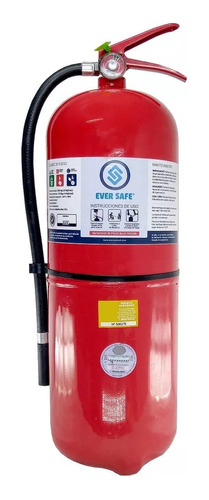 Matafuegos Polvo Abc 10 Kg Eversafe Con Soporte Y Tarjeta De Habilitación