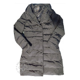 Campera De Pluma Larga Negra Oferta