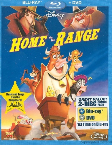 Blu-ray + Dvd Home On The Range / Vacas Vaqueras