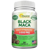 Maca Negra Pura 1000 Mg Fuerza Máxima 180 Cápsulas