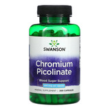 Picolinato De Cromo 200 Caps 200mcg Chromium Picolinate C16