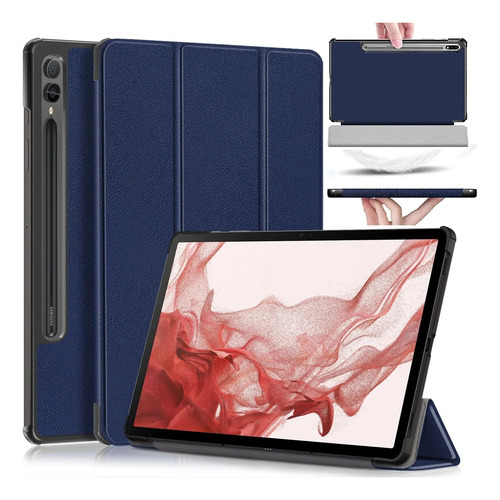 Funda Para Galaxy Tab S9 Plus / S9 Fe Plus Smart Azul