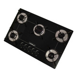 Fogão Cooktop Gás Chamalux Luana 5 Bocas Preto 127v/220v