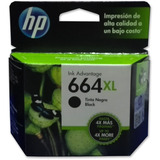 Cartucho Tinta Hp 664xl Negro F6v31al Original Alto Rendimi