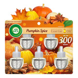 Aromatizante Air Wick Essential Oils 5 Refills Pumpkin Spice