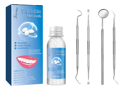 Kit De Reparación De Dientes En D: Dientes Postizos Para Arr