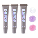 Set Combo X3 Tonos Brillo Labial Gloss Dapop Lip Oil 