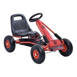 Coche De Pedales Go-kart Rojo / Ruedas Goma / Envio Gratis