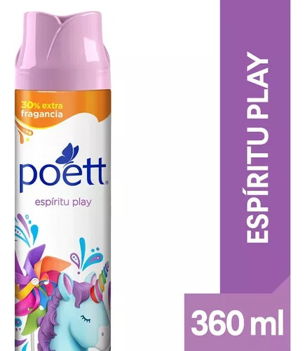 Desodorante Ambiental Poett Espiritu Play 360 Ml