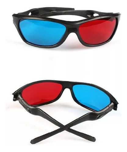 Lentes 3d Rojo Azul 5 Piezas Smarttv Pc Etc