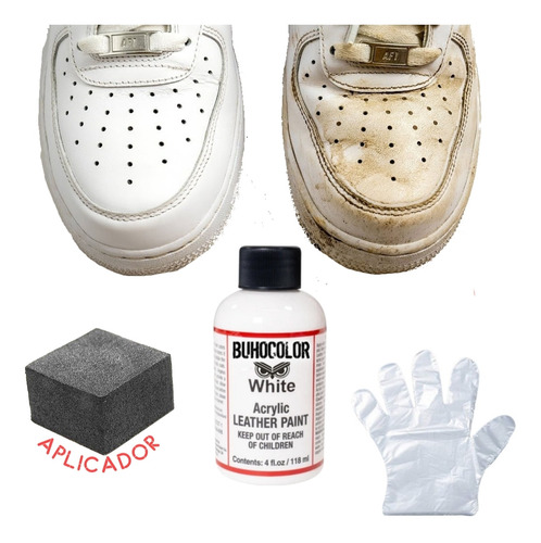 Tinta Renovadora Para Zapatillas Blancas X 120ml + Aplicador