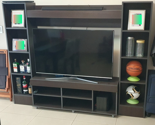 Mueble Rack Tv Modular Fiplasto Wengue