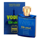 Perfume Vodka Brasil Azul Masculino Paris Elysees 100 Ml