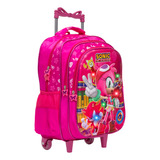 Mochila Infantil Feminina Amy Rose Led Rodinha Envio 24hrs