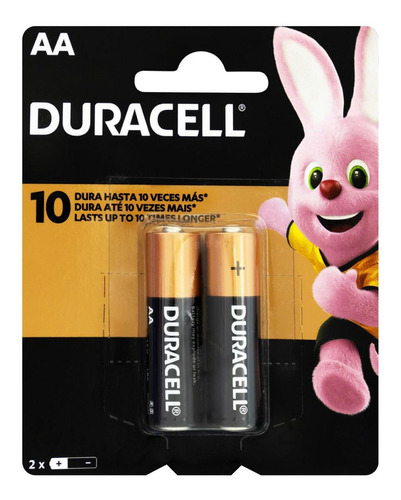 Pilas Alcalinas Duracell Aa 1.5v 2 Unidades / Angelstock