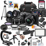 Kit De Video Completo Sony A6400 Con Lente 16-50mm, Tarjeta 