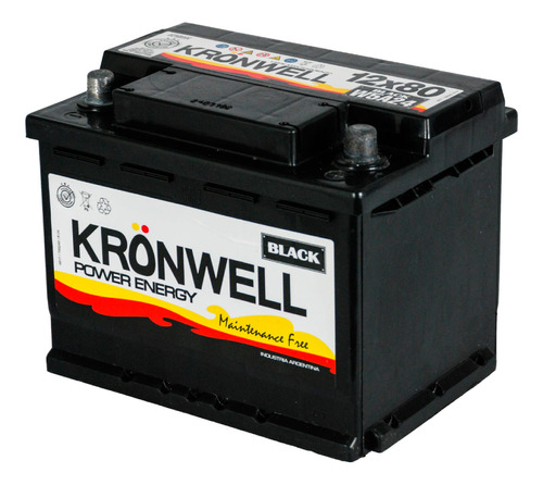 Bateria Kronwell 12x75 Alfa Romeo 145