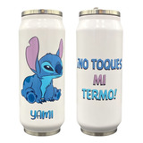 Termo Lata Stitch No Toques Mi Termo Personalizado Nombre