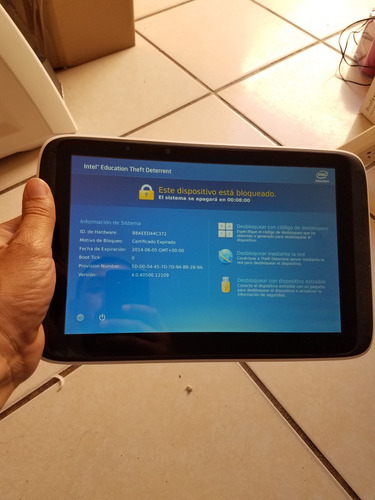 Tablet Mx Sep(bloqueada)