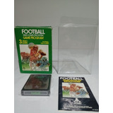 Atari 2600 Football En Caja, Juego, Manual Y Protector 